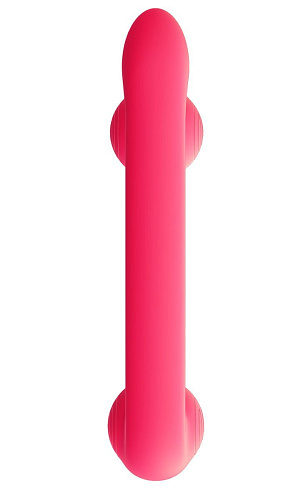 Уникальный розовый вибромассажёр-улитка для двойной стимуляции Snail Vibe