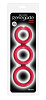 Красное тройное эрекционное кольцо NS Novelties Triad Cock Ring NSN-1116-86