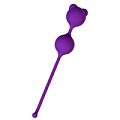 Фиолетовые вагинальные шарики с ушками A-toys 764013