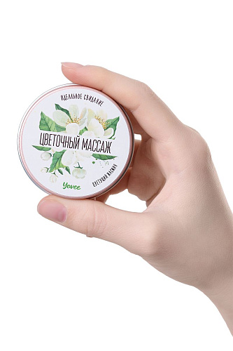 Массажная свеча с ароматом жасмина ToyFa «Цветочный массаж»  722009