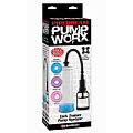 Прозрачная вакуумная помпа с цветными вставками Pipedream Pump Worx Cock Trainer Pump System PD3285-00