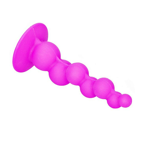 Рельефная лиловая ёлочка с присоской Baile Booty Passion BI-014158 (15 см)