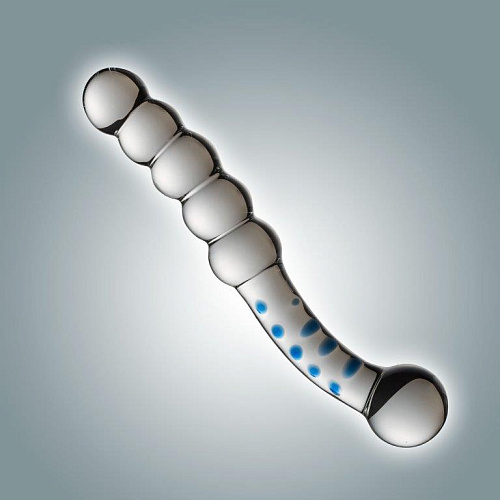 Фигурный стеклянный прозрачный фаллоимитатор Сумерки богов 0060 BX DD