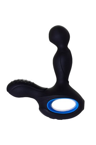 Вибростимулятор простаты с подогревом, чёрно-синего цвета Erotist 541315