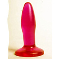 Розовая анальная пробка с широким основанием 4sexdreaM 47080 (10 см)