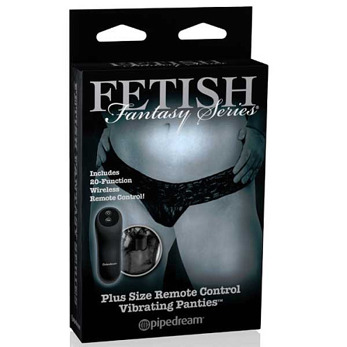 Трусики с силиконовым вибратором Pipedream Limited Edition Black PD4422-23 (размер Plus Size)