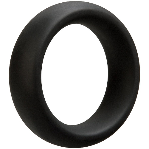 Большое чёрное эрекционное кольцо Doc Johnson C-Ring Thick 45mm Black 0690-09-BX