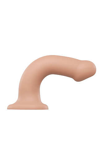 Телесный фаллос на присоске Strap-on-me Silicone Bendable Dildo L 6013113 (19 см)