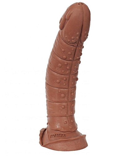 Коричневый фаллоимитатор Erasexa «Рыцарь» zoo26 (35 см)