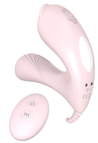Нежно-розовый стимулятор Dream Toys LAY-ON KITTY 21511