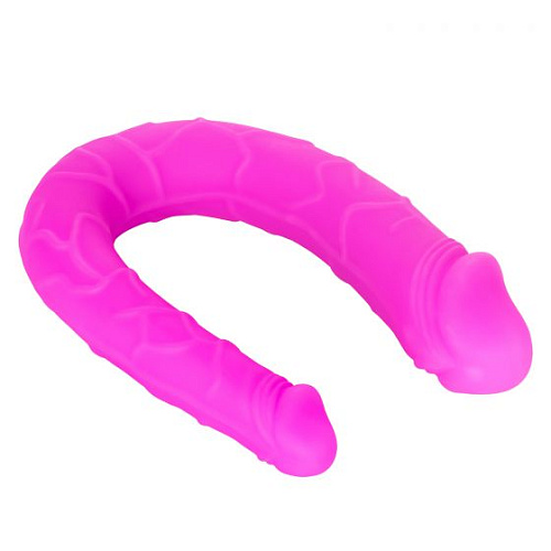 Розовый двусторонний фаллоимитатор California Exotic Novelties Silicone Double Dong AC/DC SE-0311-70-2 (30,5 см)