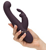 Фиолетовый вибратор Fifty Shades of Grey Come to Bed Rechargeable Slimline G-Spot Rabbit Vibrator FS-69143 (22,2 см)
