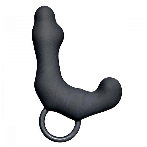 Тёмно-серый стимулятор простаты Toy Joy 3006009670 (7,5 см)