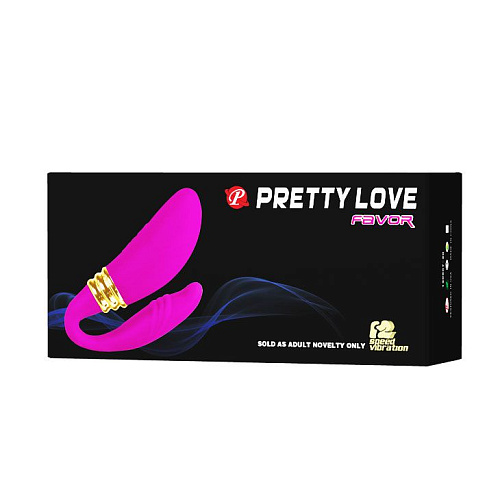 Лиловый вибратор для пар Baile Favor BI-014136