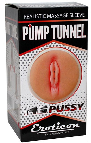Прозрачная насадка-вагина для помпы Eroticon PUMP TUNNEL M6 PUSSY 30500-2