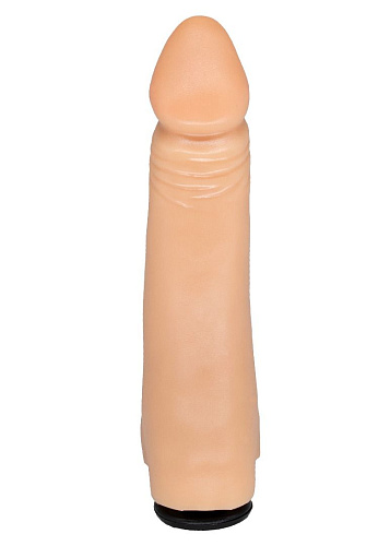 Фаллоимитатор с мошонкой и отверстием для крепления на плаг Харнесс LOVETOY (А-Полимер) 205000 (17,8 см)