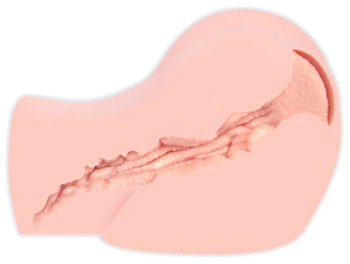 Мастурбатор-полуторс телесного цвета без вибрации KOKOS Ella M10-03-20-2