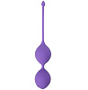 Фиолетовые вагинальные шарики Dream Toys SEE YOU IN BLOOM DUO BALLS 36MM 21229