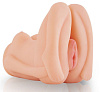 Фигурный мастурбатор телесного цвета в форме девушки с сжатыми ножками ToyFa 893010