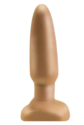 Телесный анальный плаг среднего размера LOVETOY (А-Полимер) 446800 (18 см)