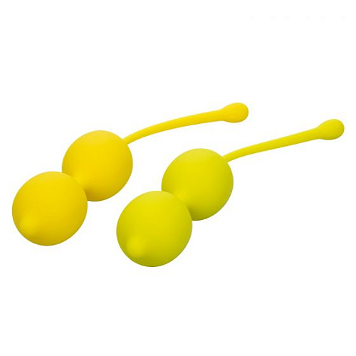 Набор вагинальных шариков-лимонов California Exotic Novelties Kegel Training Set Lemon SE-1290-30-3