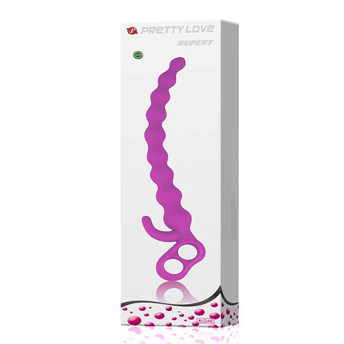 Лиловая силиконовая цепочка Baile Rupert BI-014184 (31 см)