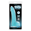 Голубой фаллоимитатор на присоске NS Novelties Firefly Smooth Glowing Dong 8 Blue NSN-0477-47 (22,3 см)