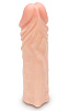 Насадка для члена фаллической формы из био-кожи телесного цвета Пикантные штучки DP02026k