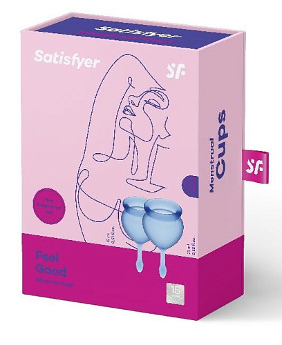 Набор менструальных чаш Satisfyer Feel good Menstrual Cup J1763 (размер S + L)