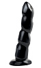 Чёрный анальный фаллоимитатор на присоске Pipedream Twist N Shout with Suction Cup PD4224-23 (18,4 см)