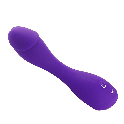 Фиолетовый вибратор Howells Devil Dick 93002Purple (16 см)