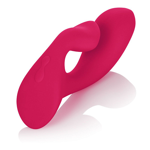 Двойной красный вибромассажёр California Exotic Novelties Silhouette S16 SE-4593-25-3