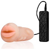Мастурбатор-ротик телесного цвета с вибрацией Dream Toys REALSTUFF VIBRATING MASTURBATOR MOUTH 21211