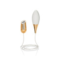 Бело-золотистный вибромассажёр Jopen Vibrating Mini Massager JO-8100-05-3 (10,75 см)
