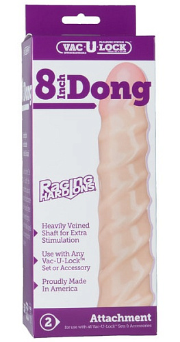 Телесная насадка к трусикам Doc Johnson Harness 1015-26-BX (20,5 см)