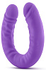 Фиолетовый двусторонний фаллоимитатор Blush Novelties 18 inch Silicone Slim Double Dong BL-32291 (45,7 см)