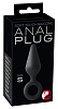 Чёрная анальная пробка Orion Soft Touch Plug S 0532363 (12,1 см)