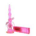 Розовая виброёлочка для анальной стимуляции Seven Creations 2K392CPR BCD GP (17,8 см)