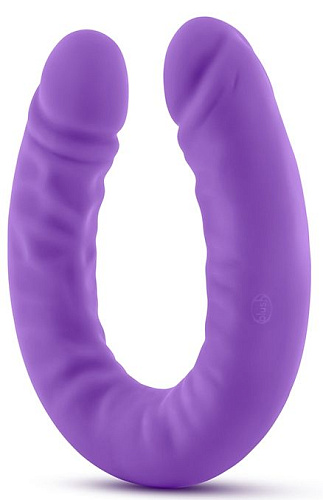 Фиолетовый двусторонний фаллоимитатор Blush Novelties 18 inch Silicone Slim Double Dong BL-32291 (45,7 см)