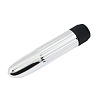 Гладкий серебристый вибратор Baile Lady finger BW-006004 (14 см)