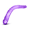 Фиолетовый двусторонний фаллоимитатор Blush Novelties B Yours 16 Double Dildo BL-52011 (40,6 см)