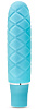 Ребристый голубой вибратор Blush Novelties Cozi Mini BL-42902 (12 см)