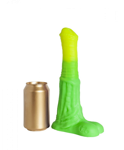 Зелёный фаллоимитатор Erasexa «Пегас» Large zoo68