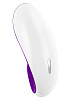 Бело-фиолетовый клиторальный стимулятор OVO T1 WHITE/VIOLET