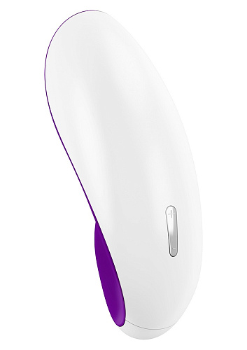 Бело-фиолетовый клиторальный стимулятор OVO T1 WHITE/VIOLET