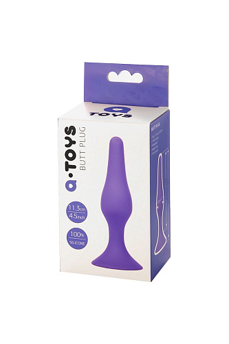 Фиолетовая анальная втулка A-toys Toyfa 761302 (11,3 см)