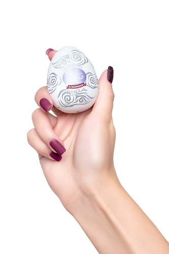 Мастурбатор-яйцо молочного цвета Tenga CLOUDY EGG-010