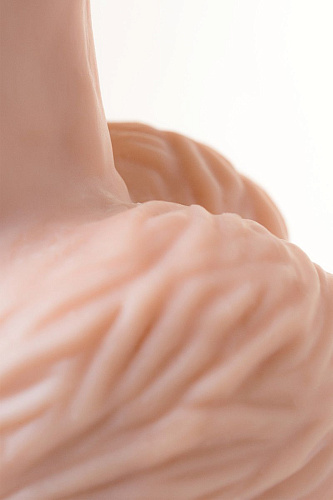 Гигантский фаллоимитатор телесного цвета на присоске в комплекте с трусиками LOVETOY (А-Полимер) 530300 (33 см)