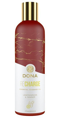 Массажное масло с ароматом лемонграсса и имбиря System JO JO40453 (120 мл)