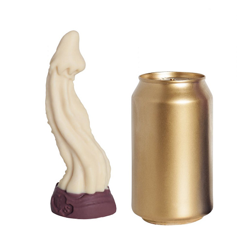 Бежевый фантазийный фаллоимитатор Erasexa «Песчаная змея» Mini zoo96 (17 см)